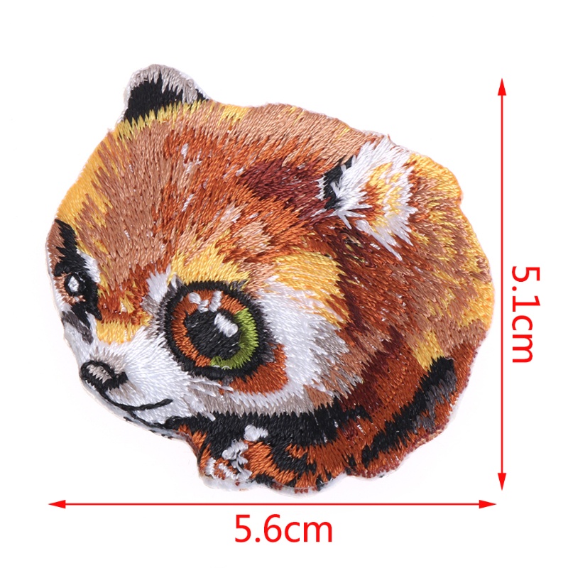 Sticker Ủi Thêu Hình Hổ Hoạt Hình Dễ Thương