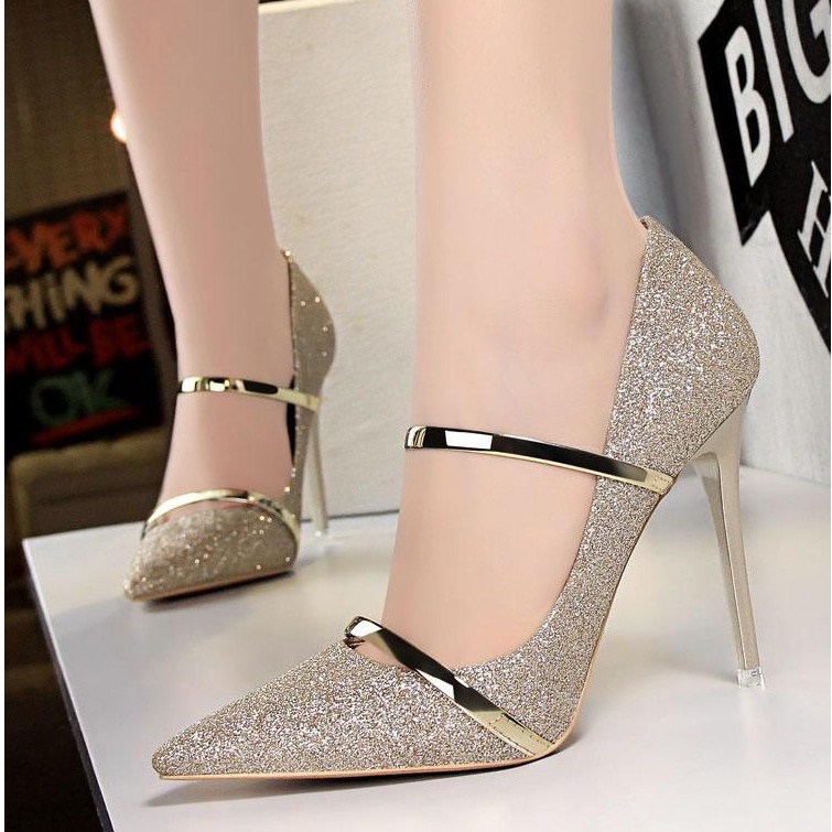 Giày cao gót 8P kiểu dáng thời trang quý phái trend mã BBC37