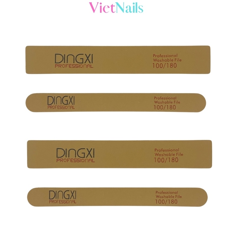 Dũa Móng Nail - Dũa Da Bò - Dũa Móng Tay DINGXI Cao Cấp Dài 178mm