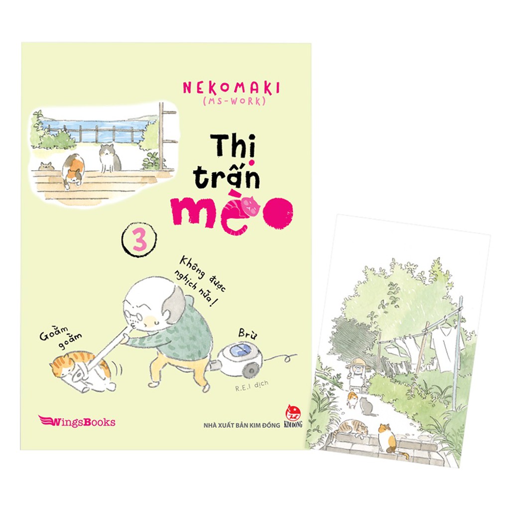 Sách - Thị Trấn Mèo Tập 3 (Tặng Kèm Postcard)