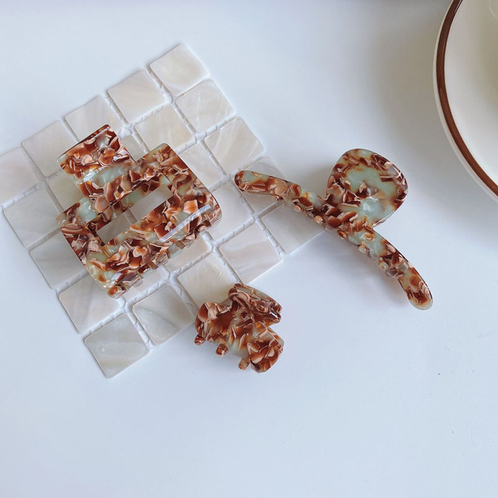 Kẹp Tóc Họa Tiết Hình Học Retro Thời Trang Cho Nữ