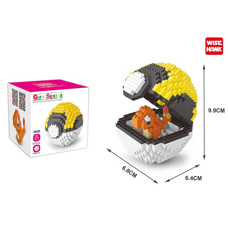 Bộ Đồ Chơi Xếp Hình Pokemon Độc Đáo Dành Cho Trẻ Em