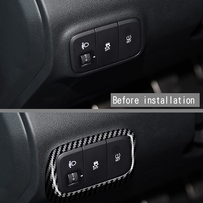 Khung Dán Trang Trí Công Tắc Đèn Pha Xe Hơi Cho Hyundai I10 2022