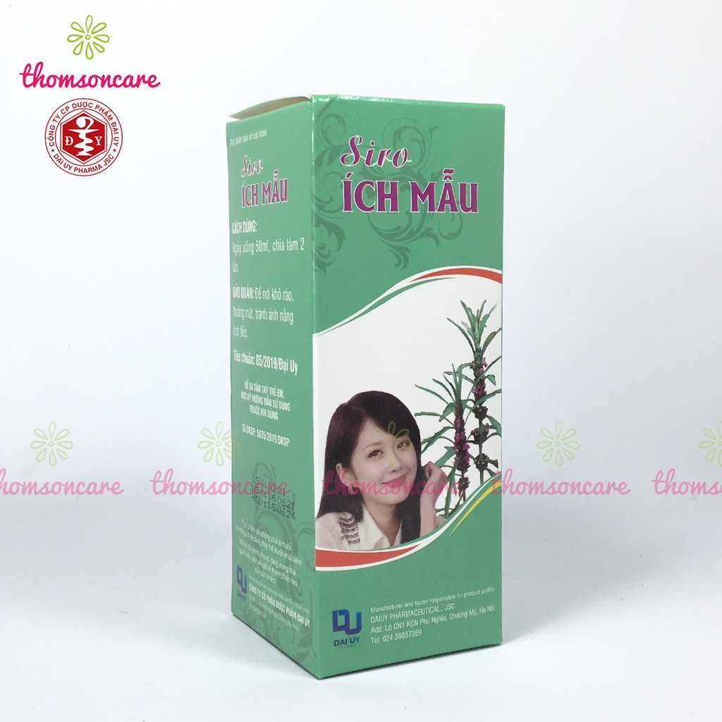 Siro cao Ích mẫu - ổn định điều hòa kinh nguyệt, giảm rối loạn cho phụ nữ chai 200ml