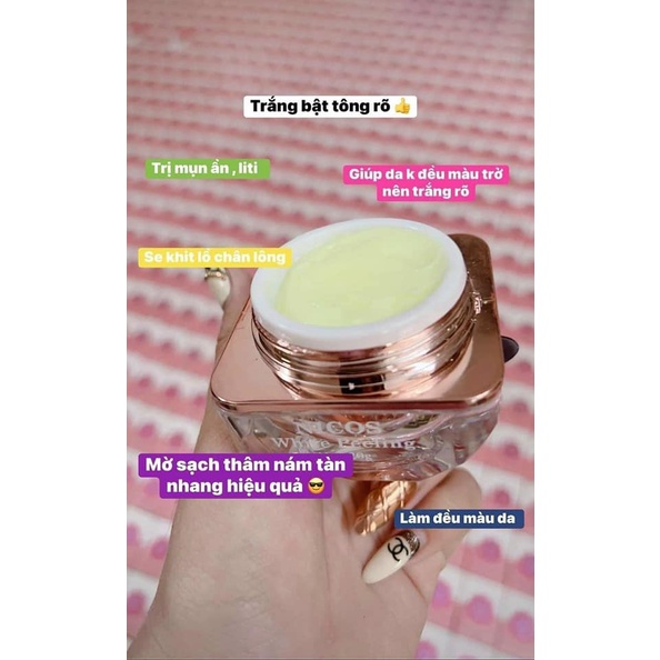Kem peel da mặt Nicos Beauty - White Peeling Beauty Cream