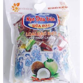 1kg kẹo dừa dẻo mix 7 vị Bến Tre .