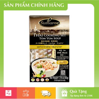 [HÀNG CHÍNH HÃNG] Bộ Nấu Súp Tom Yum Thái Lan Vị Truyền Thống Sutharos 50gr