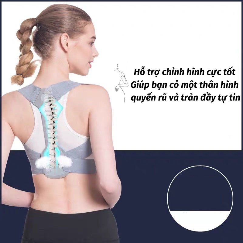 Đai Chống Gù Lưng Đai Lưng Cột Sống Bảo Vệ Và Duy Trì Cơ Thể Tốt PAPAA.HOME
