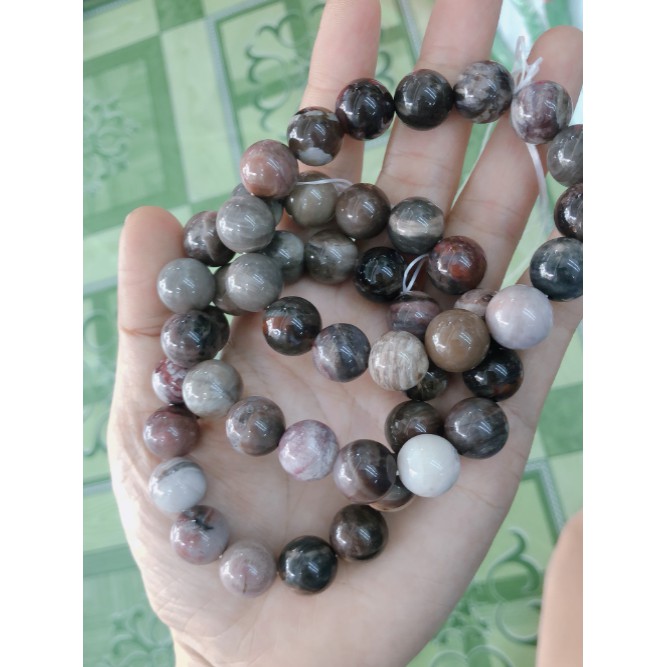 Vòng tay Gỗ hóa thạch thiên nhiên đủ size ,HÀNG CHUẨN
