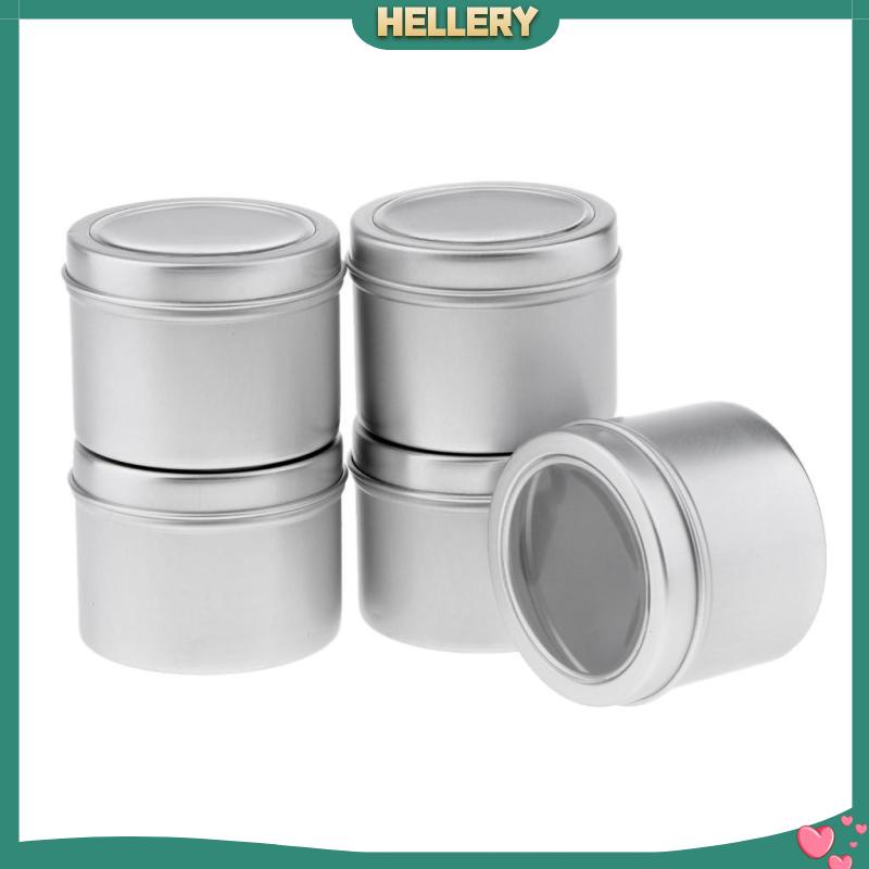 Bộ 6 Hộp Kim Loại Đựng Trang Sức / Hạt / Kem Tiện Dụng