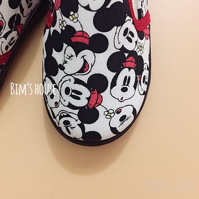 Giày lười micky cho bé