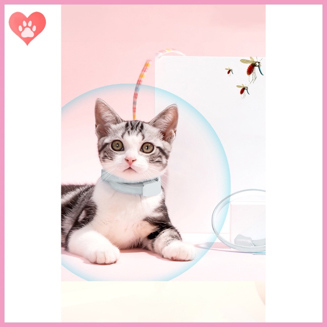 COD Pet  Anti  Flea  Prevention  Collar Soft Waterproof Insect Repellent Collars For Cat Dog