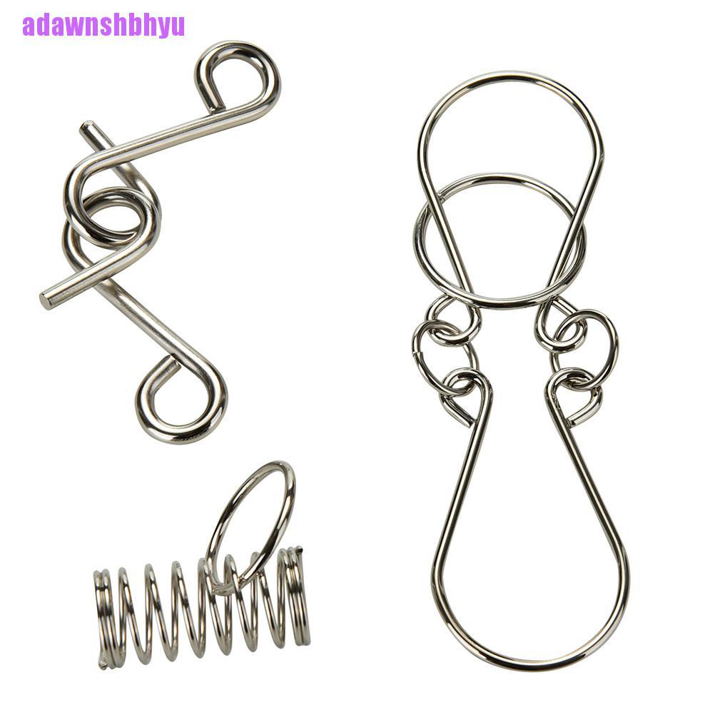 Bộ 8 Nhẫn Kim Loại Rèn Luyện Trí Não