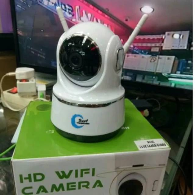 Camera Ip Wifi Không Dây Cctv P2P Full Hd / Baby Cam 2 Antenna