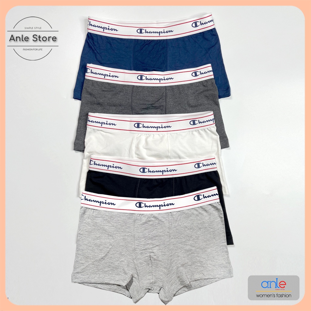 Combo 5 Quần lót nam boxer cotton quần xì nam thun lạnh co giãn tốt thoáng khí hút mồ hôi khử mùi size từ 40kg-100kg