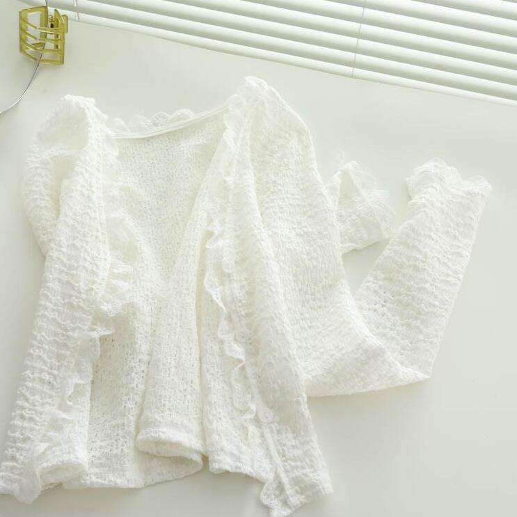 Áo Cardigan Chống Nắng Chất Liệu Chiffon Thời Trang Mùa Hè Ngọt Ngào