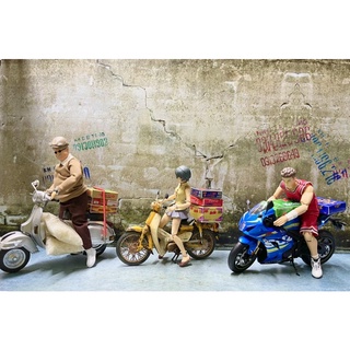 mô hình thùng mì trang trí 1/12