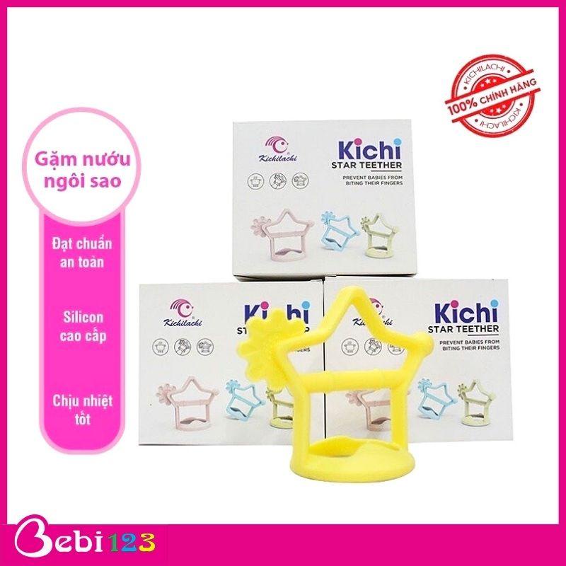 Gặm nướu Ngôi Sao Kichi silicon Mềm cầm chắc tay cho bé