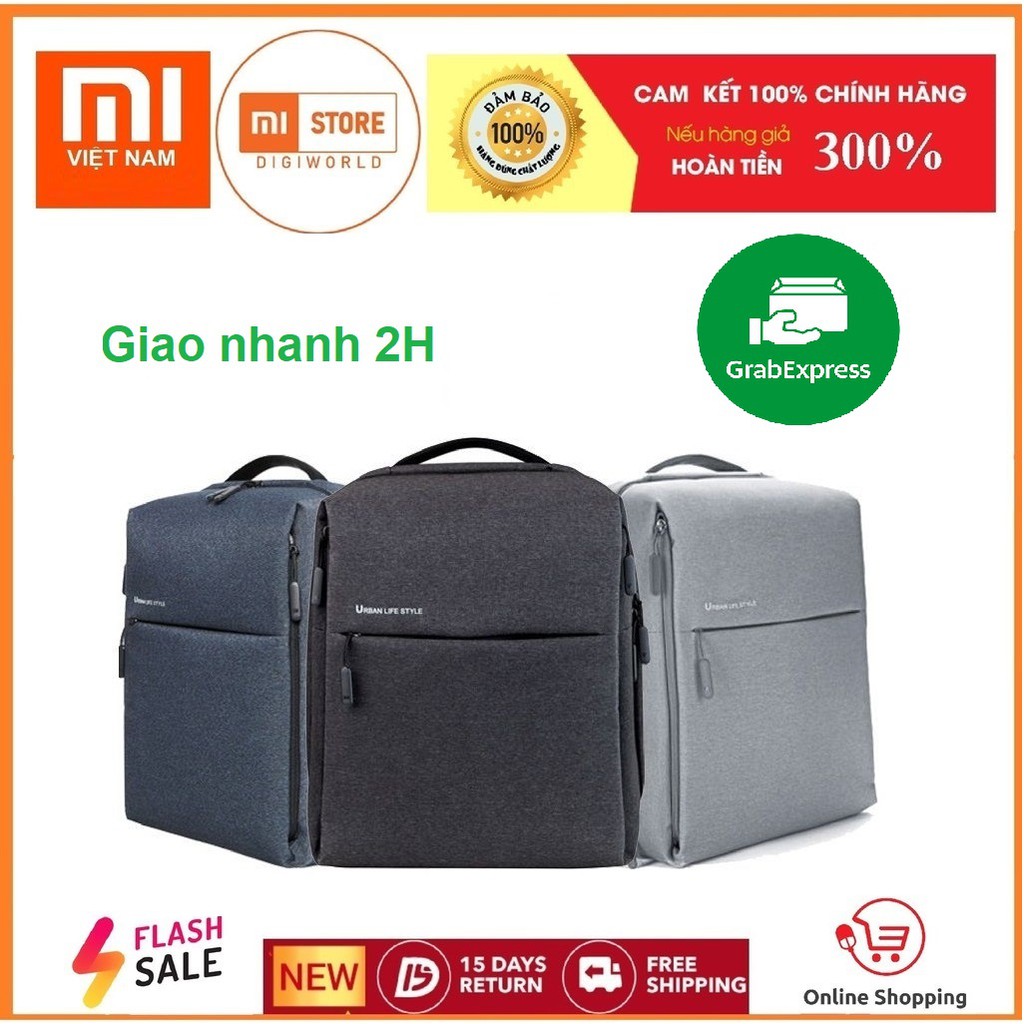 Túi đeo Balo Xiaomi City Xiaomi Urban LifeStyle Packback - Hàng chính hãng