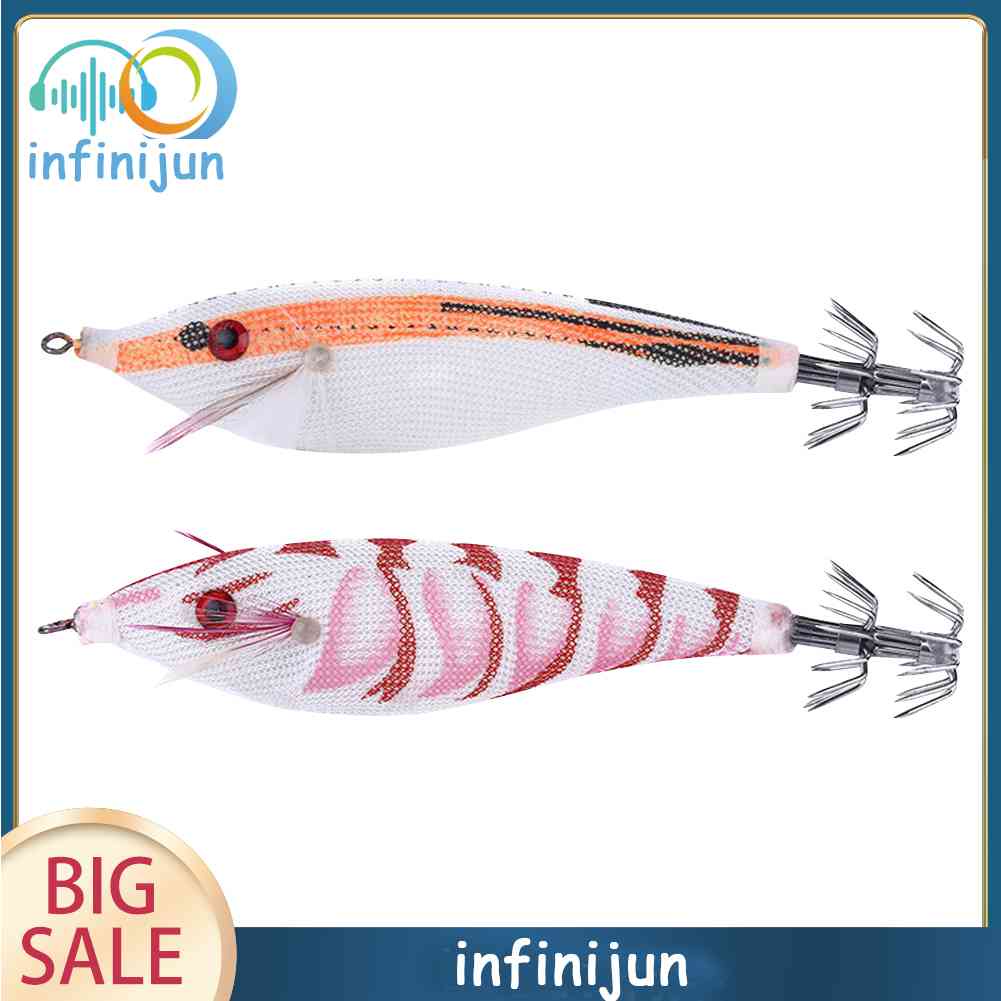 Mồi Câu Cá Giả Hình Con Mực Phát Quang 10cm 9g