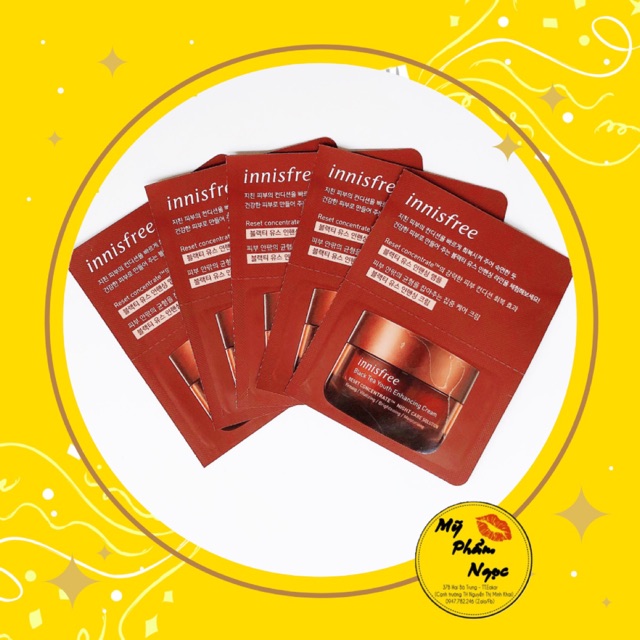 [Sample] Gói Kem Dưỡng Trà Đen Innisfree Black Tea Youth Enhancing Ampoule