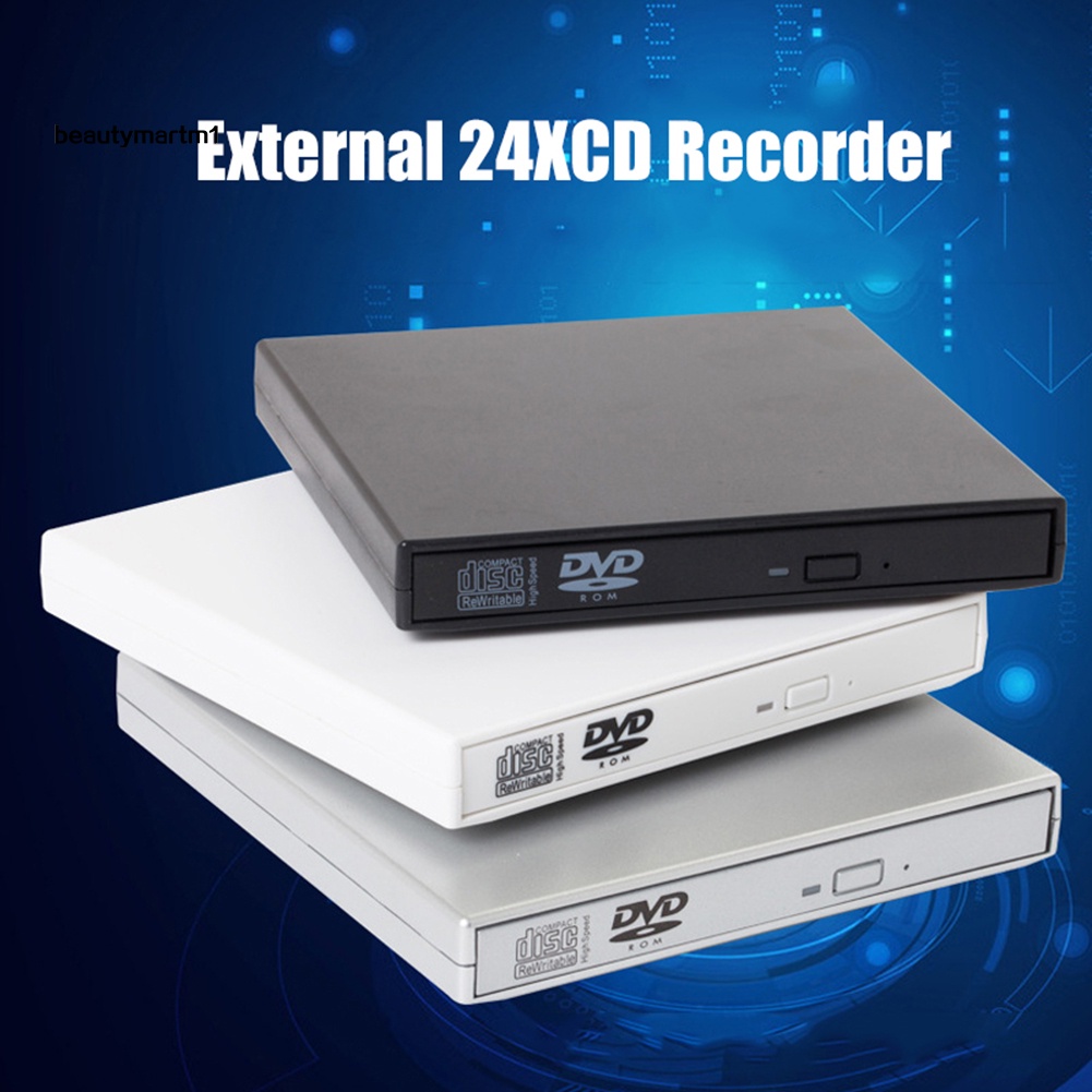 (Shop Amart) Đầu Đọc Đĩa DVD Gắn Ngoài Kèm 24 Đầu Đĩa CD