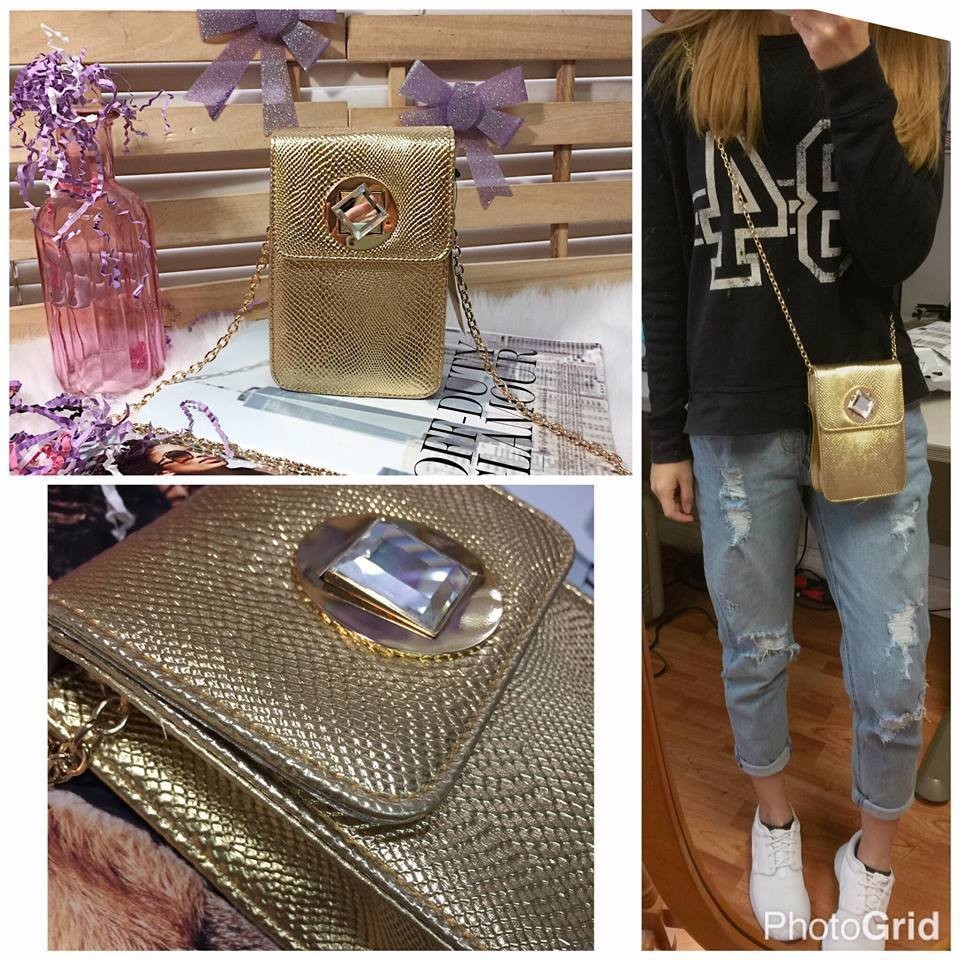 TÚI ĐIỆN THOẠI INC GOLD/INC PEWTER