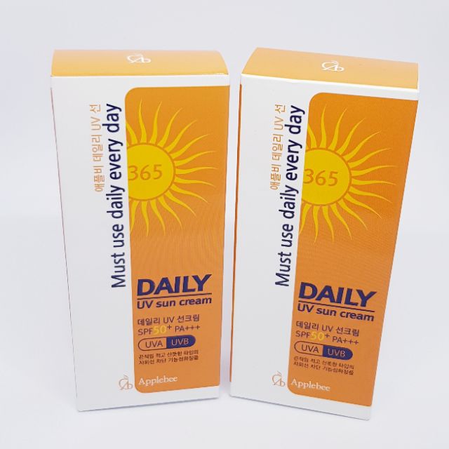 Kem chống nắng Applebee Daily UV Sun Cream SPF50+ PA+++