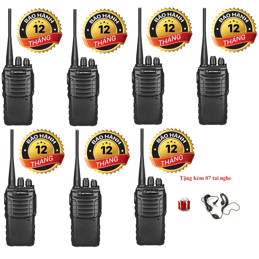 Bộ 7 Bộ đàm Motorola chất lượng cao GP728 (Siêu bền bỉ)