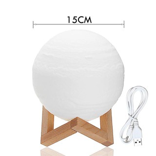 [Full size 3,7 16 Màu 2020] Đèn ngủ mặt trăng 3D Cảm ứng Siêu Đẹp