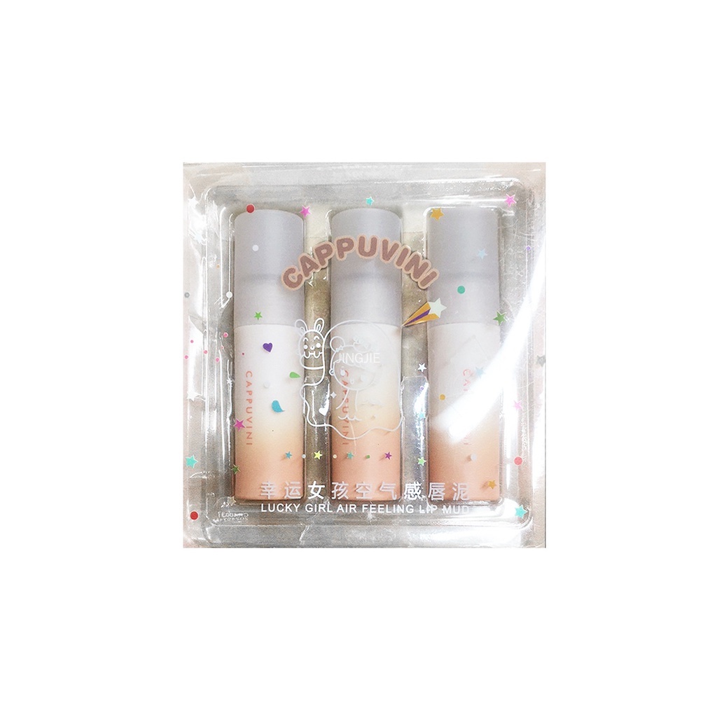[Hàng mới về] Bộ 3 thỏi son kem lì màu sắc thời trang chất lượng cao | BigBuy360 - bigbuy360.vn