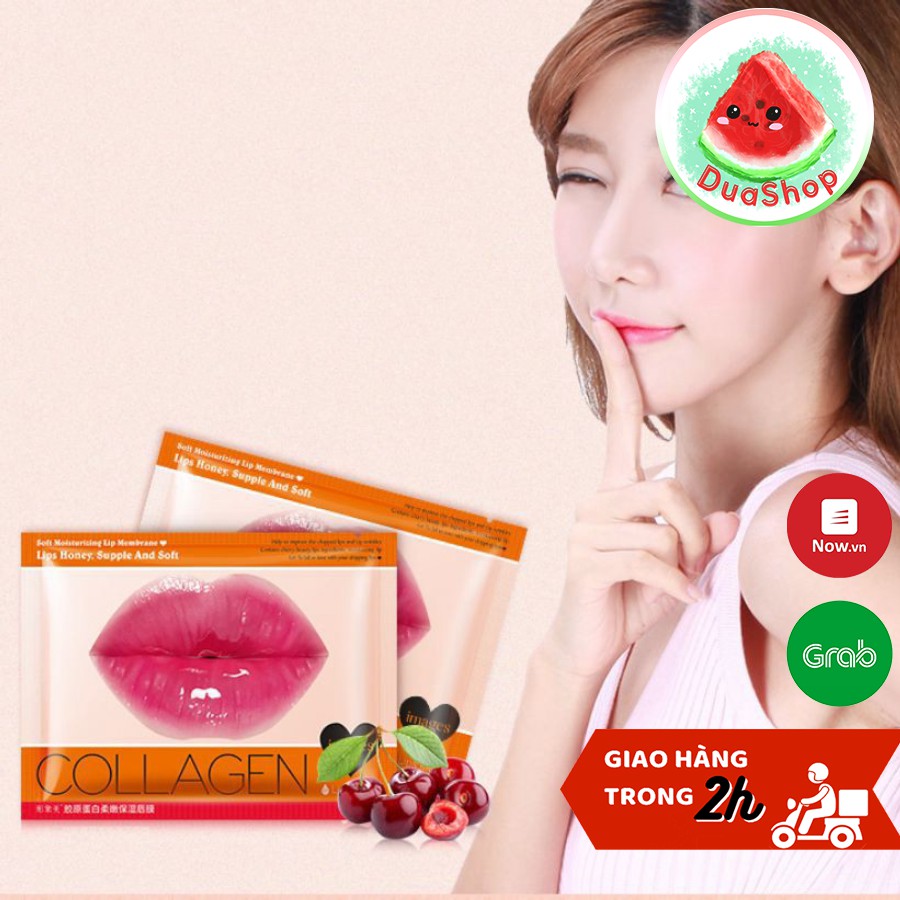 Mặt nạ môi Collagen Images dưỡng ẩm - Bổ sung dưỡng chất cho đôi môi mềm mịn Duashop