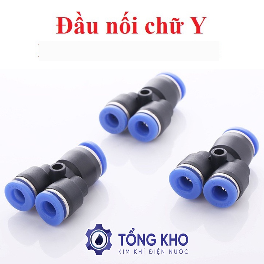 Đầu nối PY chữ Y khí nén, phun sương đầy đủ kích thước - Tổng kho kim khí điện nước