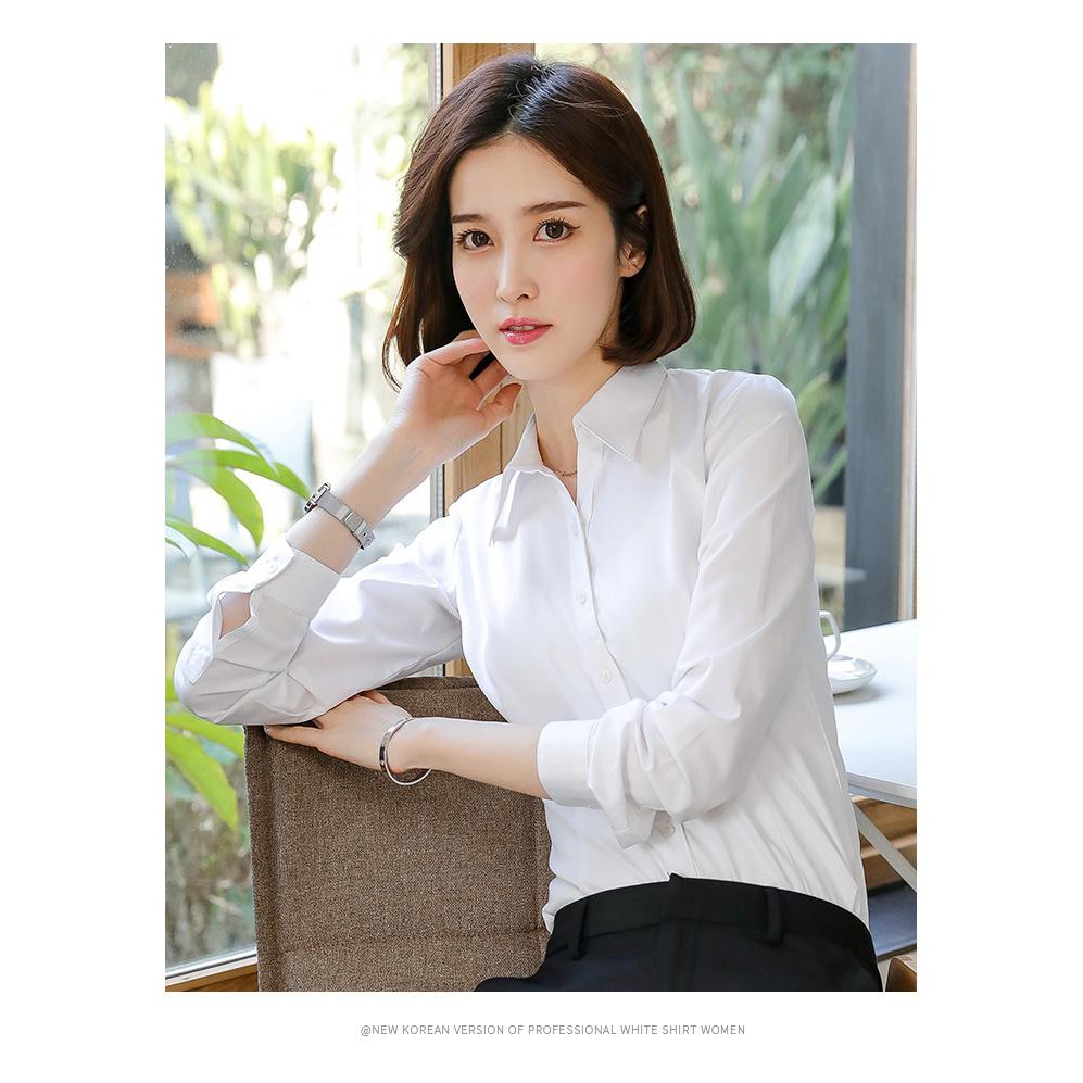 [Mã FAMAYWA giảm 10K đơn 50K] Áo Sơ Mi Nữ Trắng Công Sở | BigBuy360 - bigbuy360.vn