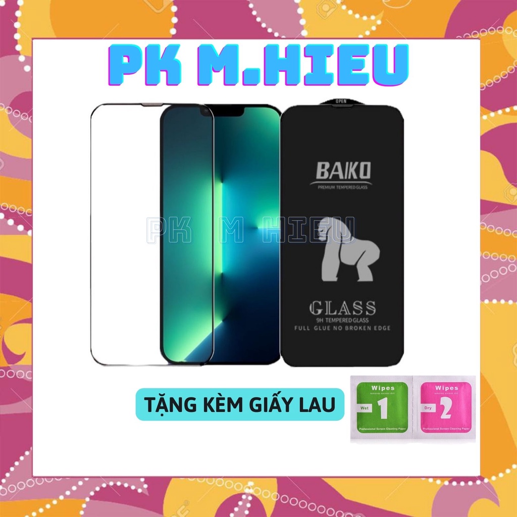 Cường Lực Iphone Baiko Kingkong Có Màng Loa