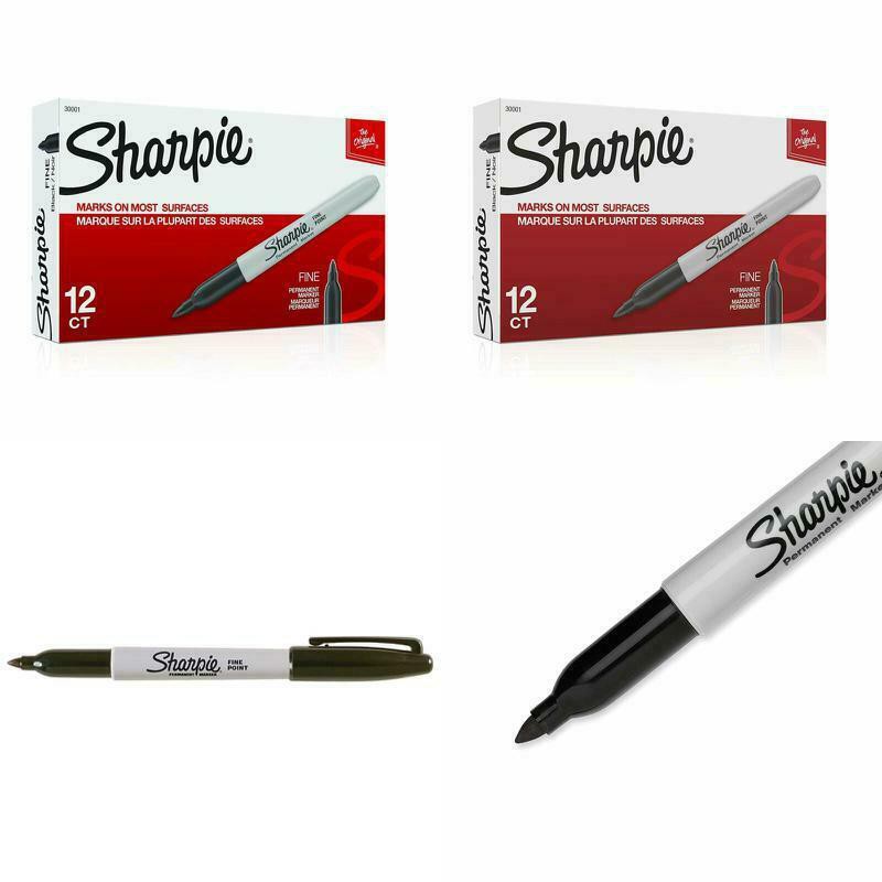 Bút lông dầu Sharpie Fine Point Black - Màu đen