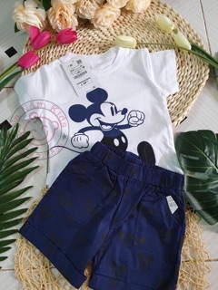 Bộ cộc Mickey hàng Zara baby siêu hot hit