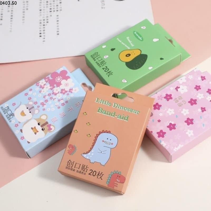Hộp 20 Miếng urgo Ago Băng Cá Nhân Hoạt hình cute