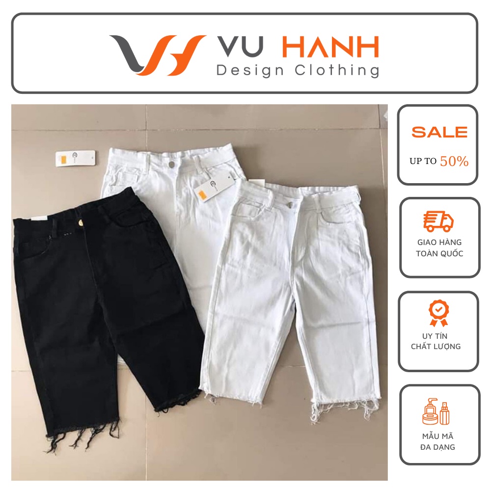 Quần jeans lửng nữ, Quần bò ôm ngố | Shop Vũ Hạnh
