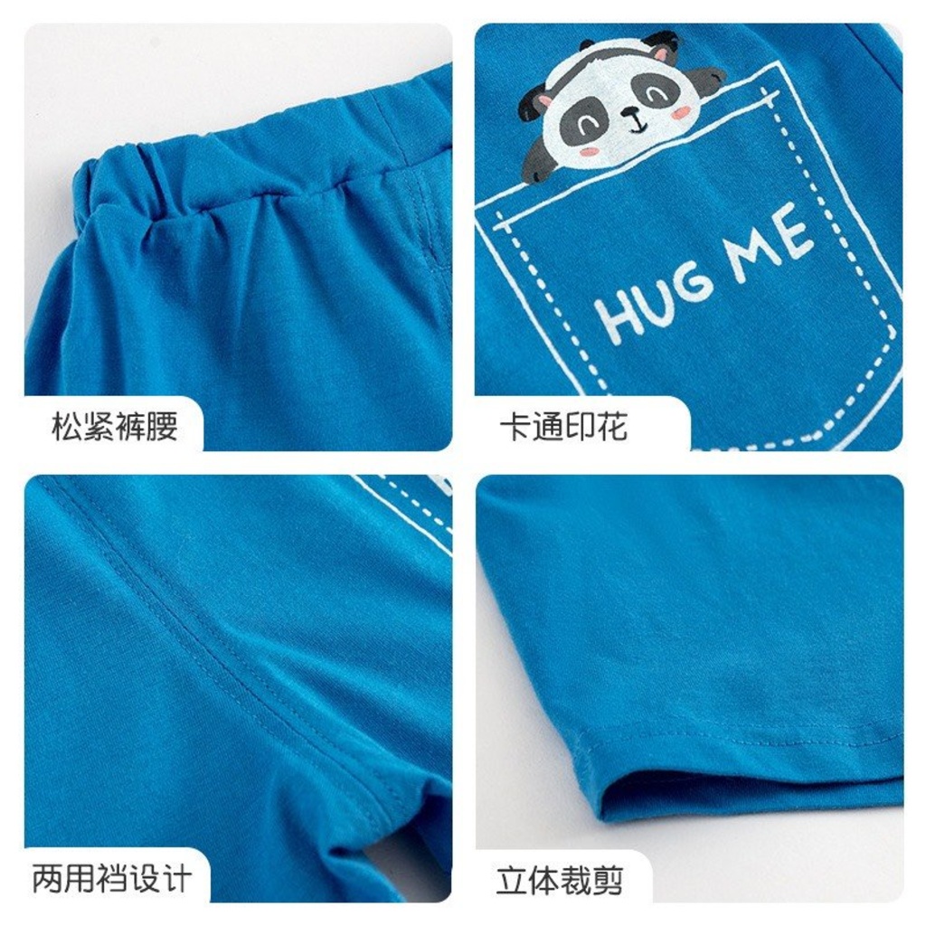 Quần Chục cho bé.chất Cotton co dãn thoáng mát thấm hút mồ hôi hình thú cưng cho bé trai bé gái từ 6-18kg_binbonkids