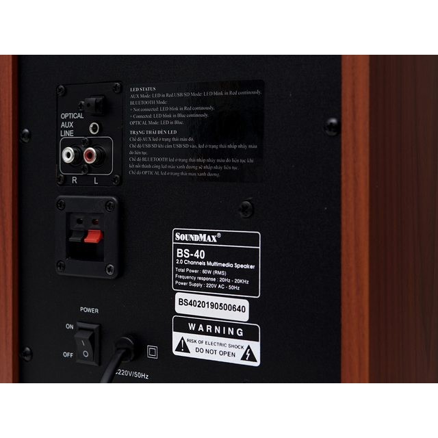 Loa Bluetooth SoundMax BS40  công suất cao - Hàng Chính Hãng - Bảo hành 12 tháng