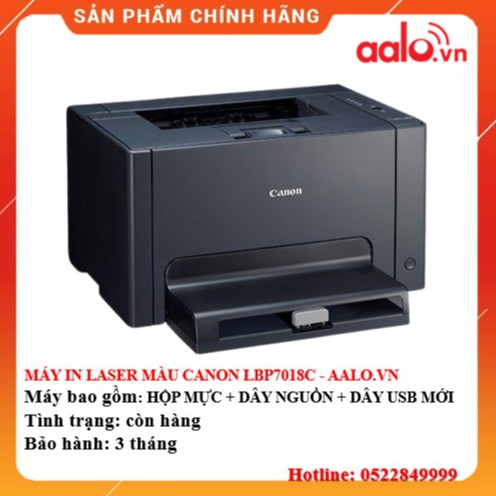 MÁY IN LASER MÀU CANONN LBP7018C ĐÃ QUA SỬ DỤNG - AALO.VN