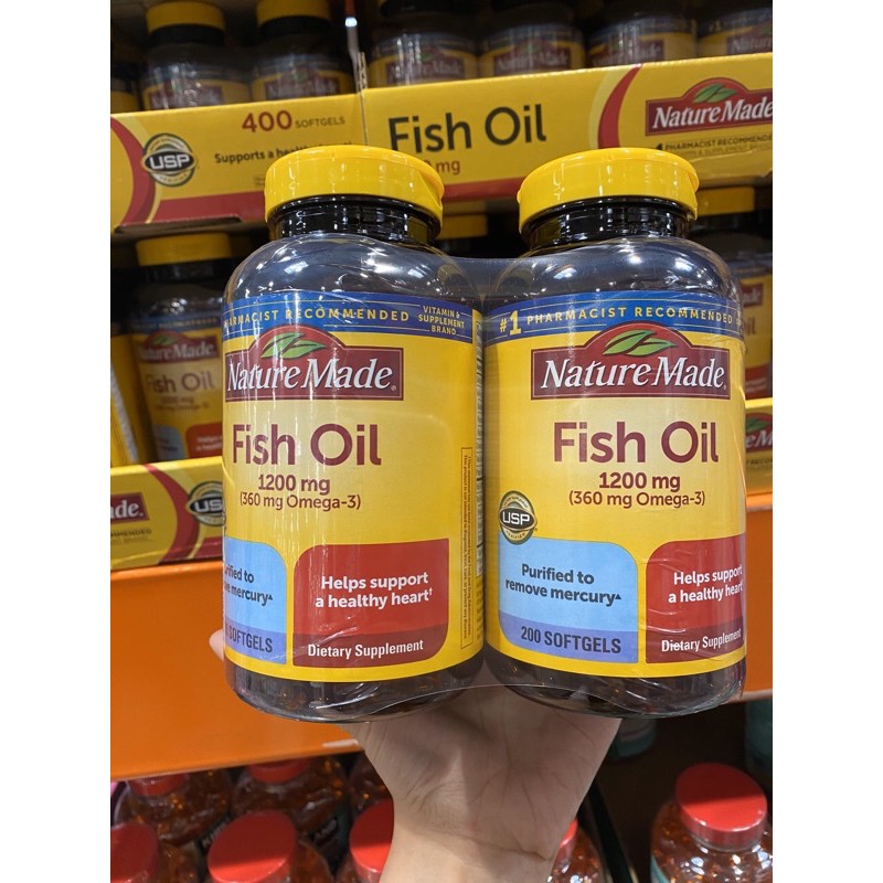 Nature Made Fish Oil 1200mg.