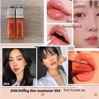 𝐒𝐨𝐧 môi 𝐃𝐢𝐨𝐫 𝐌𝐚𝐱𝐢𝐦𝐢𝐳𝐞𝐫 𝟎𝟎𝟒 𝐂𝐨𝐫𝐚𝐥 mini size không hộp