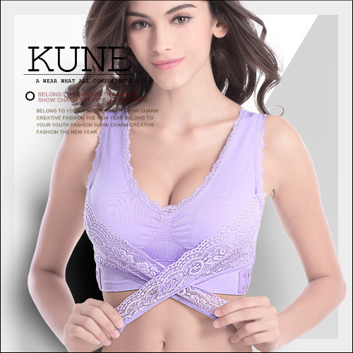 Áo Ngực Thể Thao Không Gọng Khóa Cài Bên Hông Chống Sốc Tập Yoga / Thể Dục Dành Cho Bạn Nữ