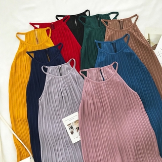 Đầm maxi cổ yếm, đầm dập ly maxi bầu bí bon chen cực xinh