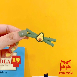 Buộc tóc, kẹp tóc, set kẹp tóc quả bơ cute