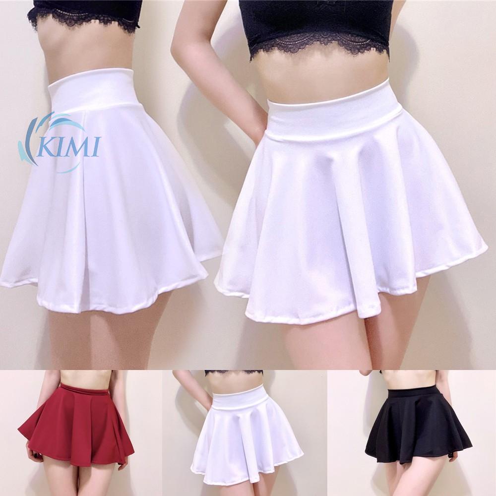 Chân váy lưng cao thiết kế đơn giản thời trang dành cho nữ