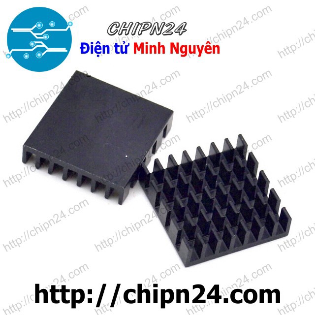 [2 CÁI] Tản nhiệt TN2 22x22x10mm Đen