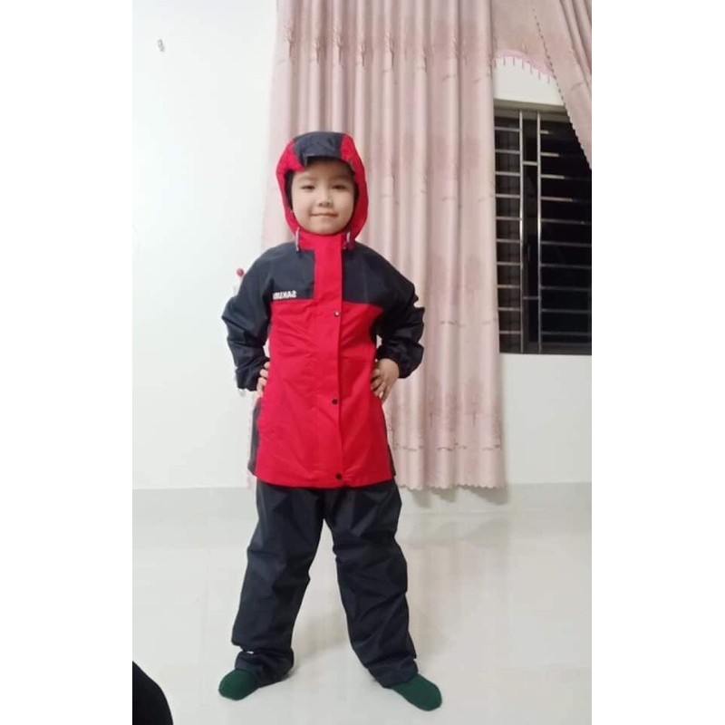 Áo mưa trẻ em 2 lớp Sakura Nhật Bản
